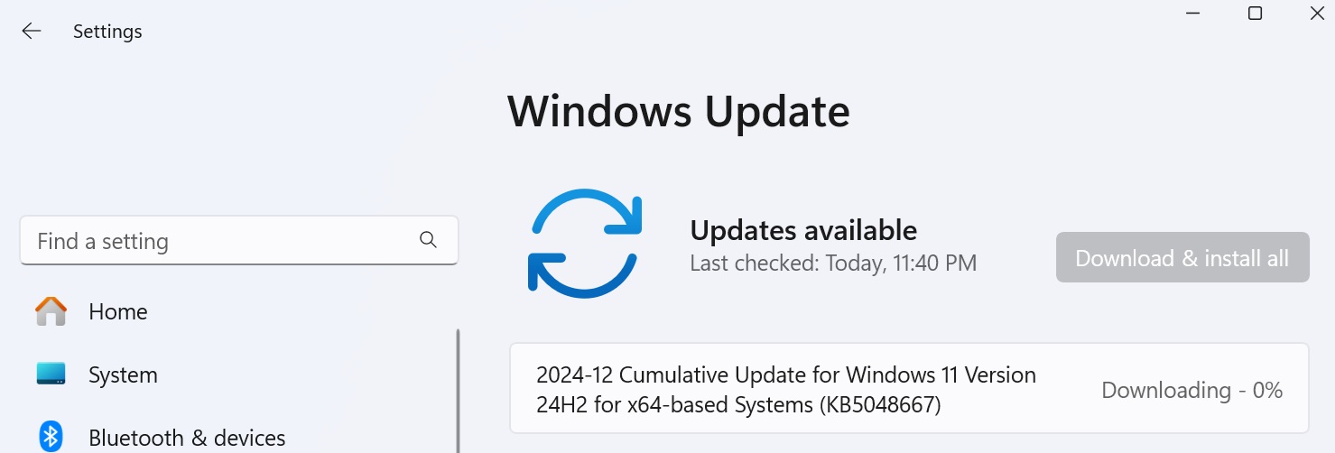 Windows 11 KB5048667 & KB5048685 cumulative updates released